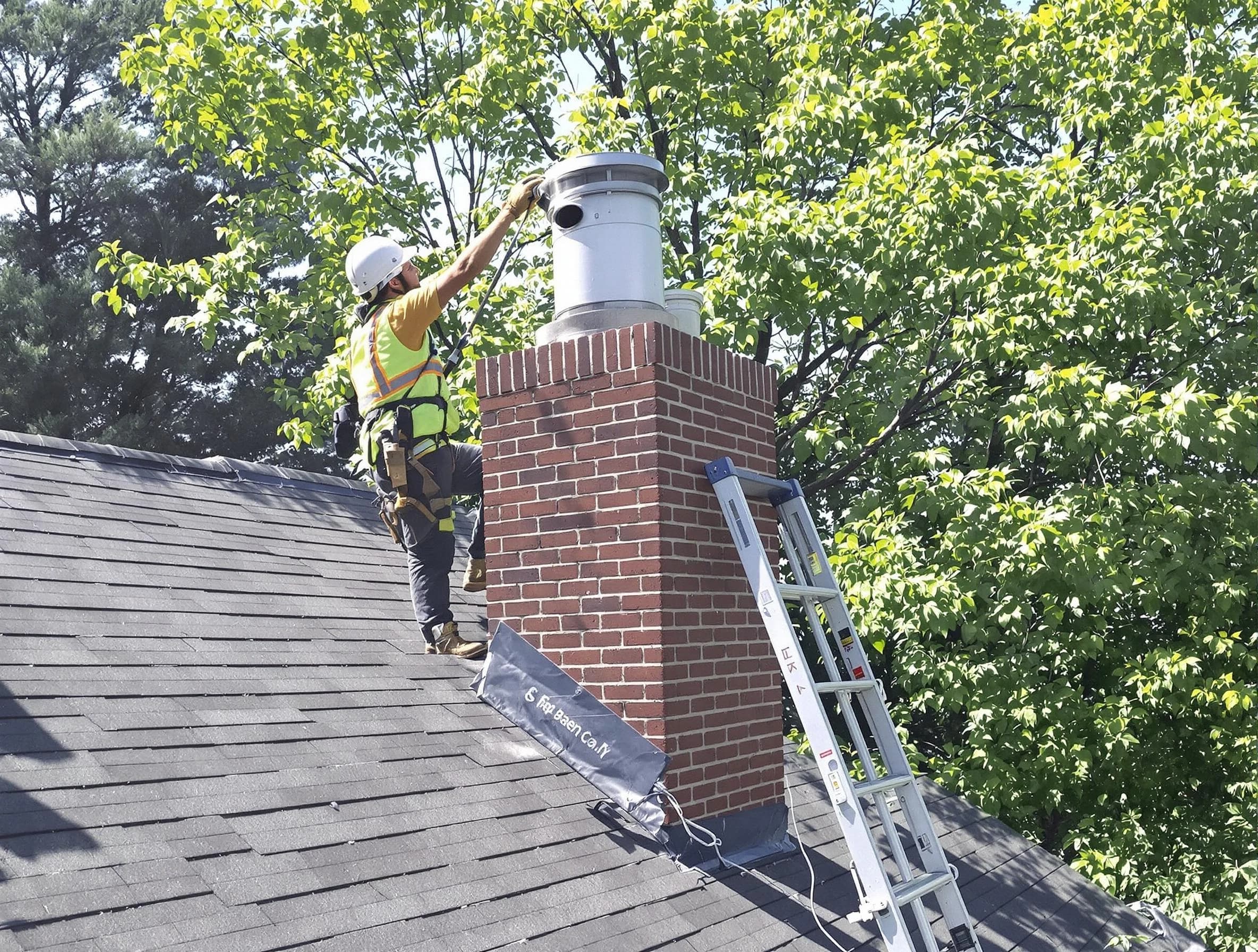 Chimney liner inspection by Fairview Chimney Sweep in Fairview, TN