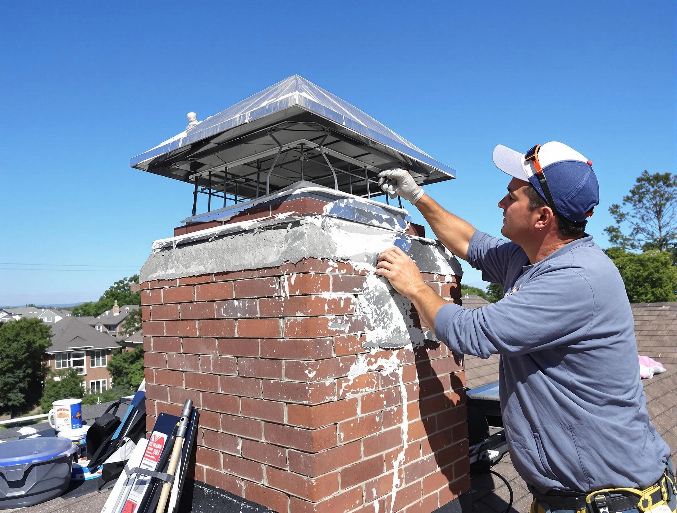 Chimney Crown Services service in Fairview, TN