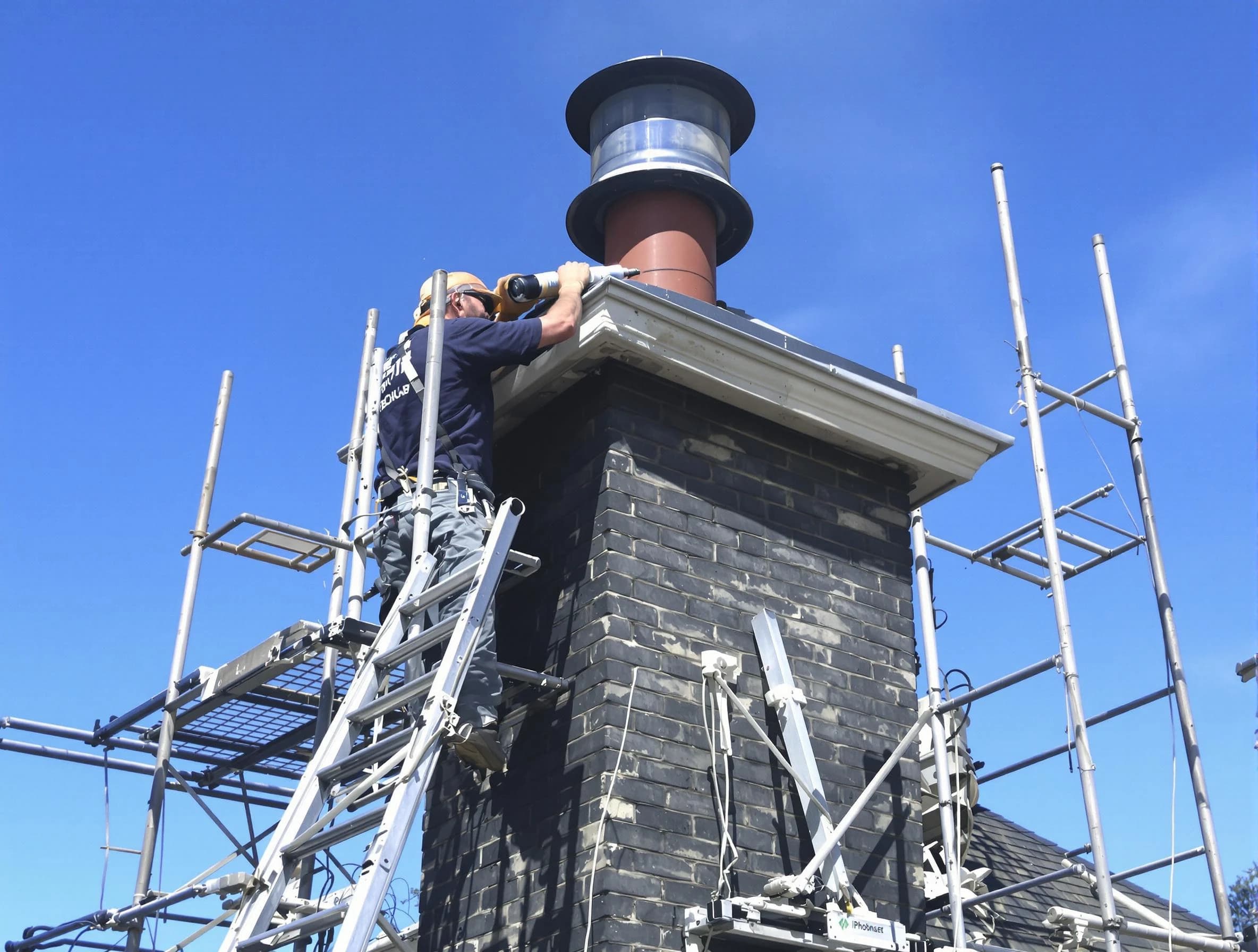 Sturdy chimney crown finished by Fairview Chimney Sweep in Fairview, TN