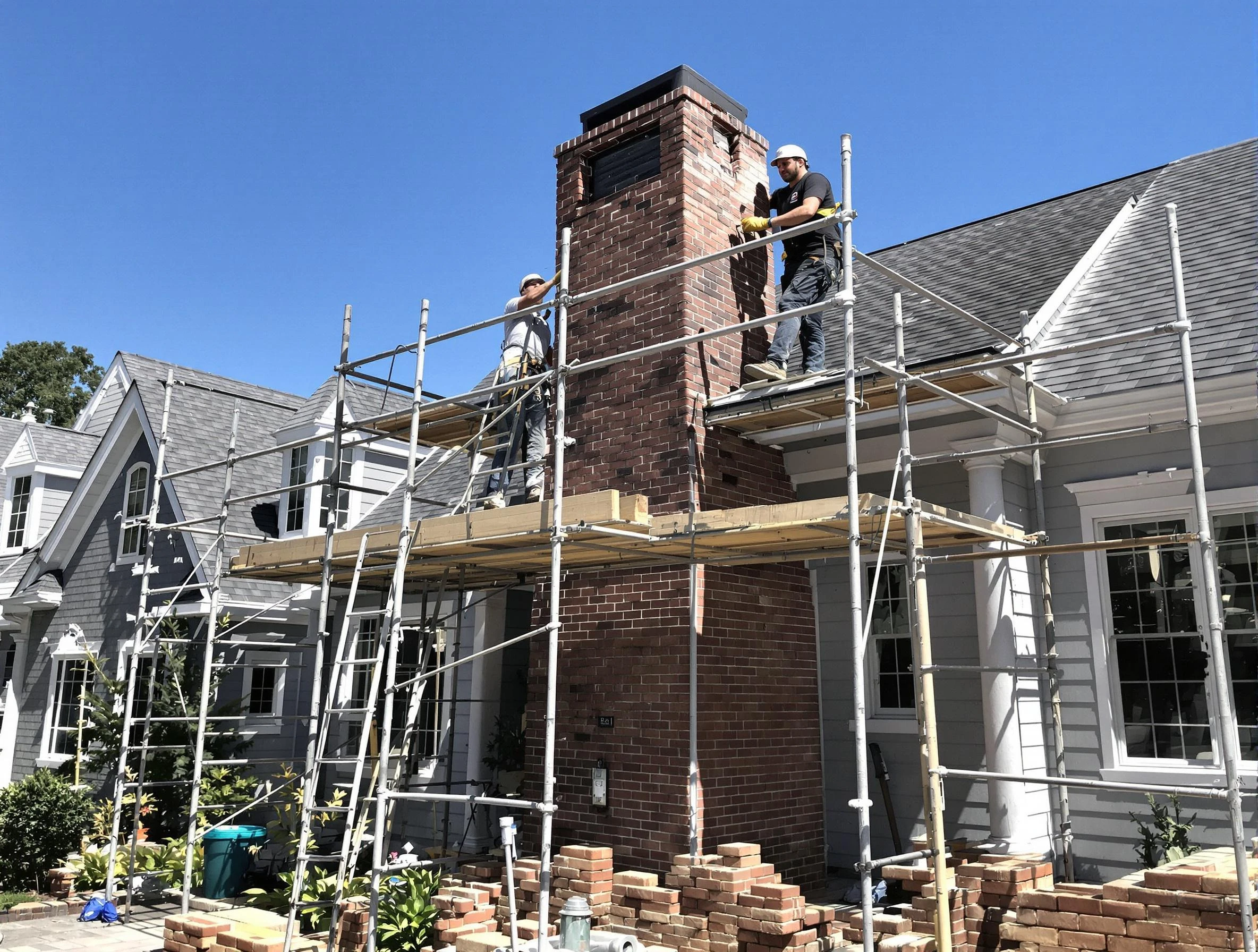 Chimney Rebuilding in Fairview