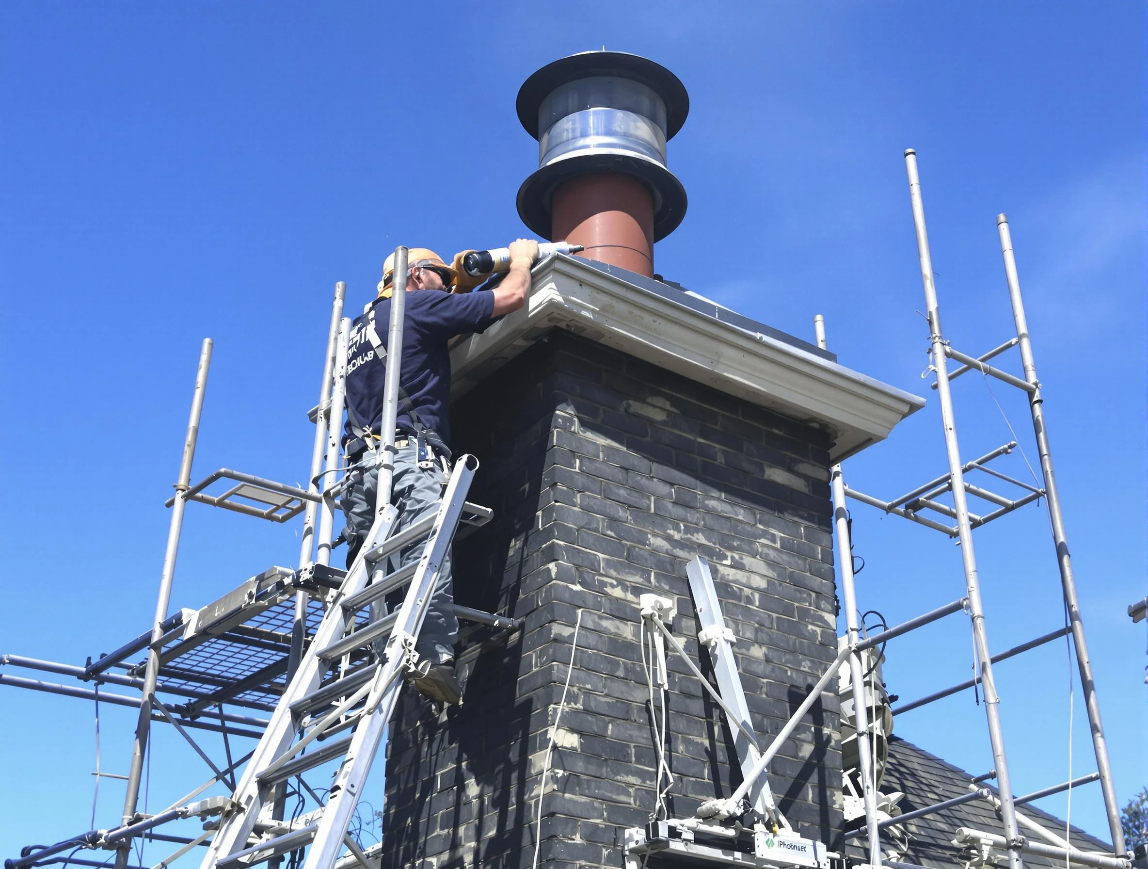 Sturdy chimney crown finished by Fairview Chimney Sweep in Fairview, TN