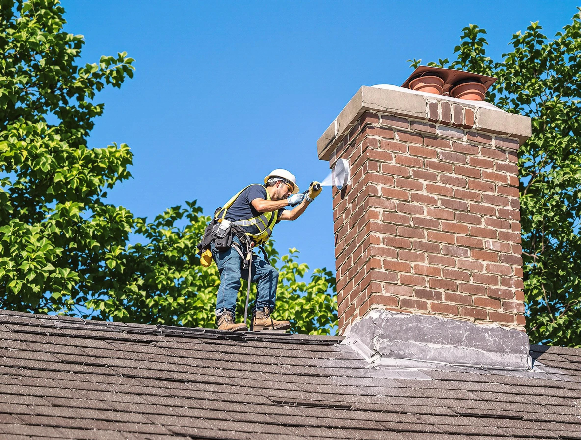 Fairview Chimney Sweep performing an inspection with advanced tools in Fairview, TN